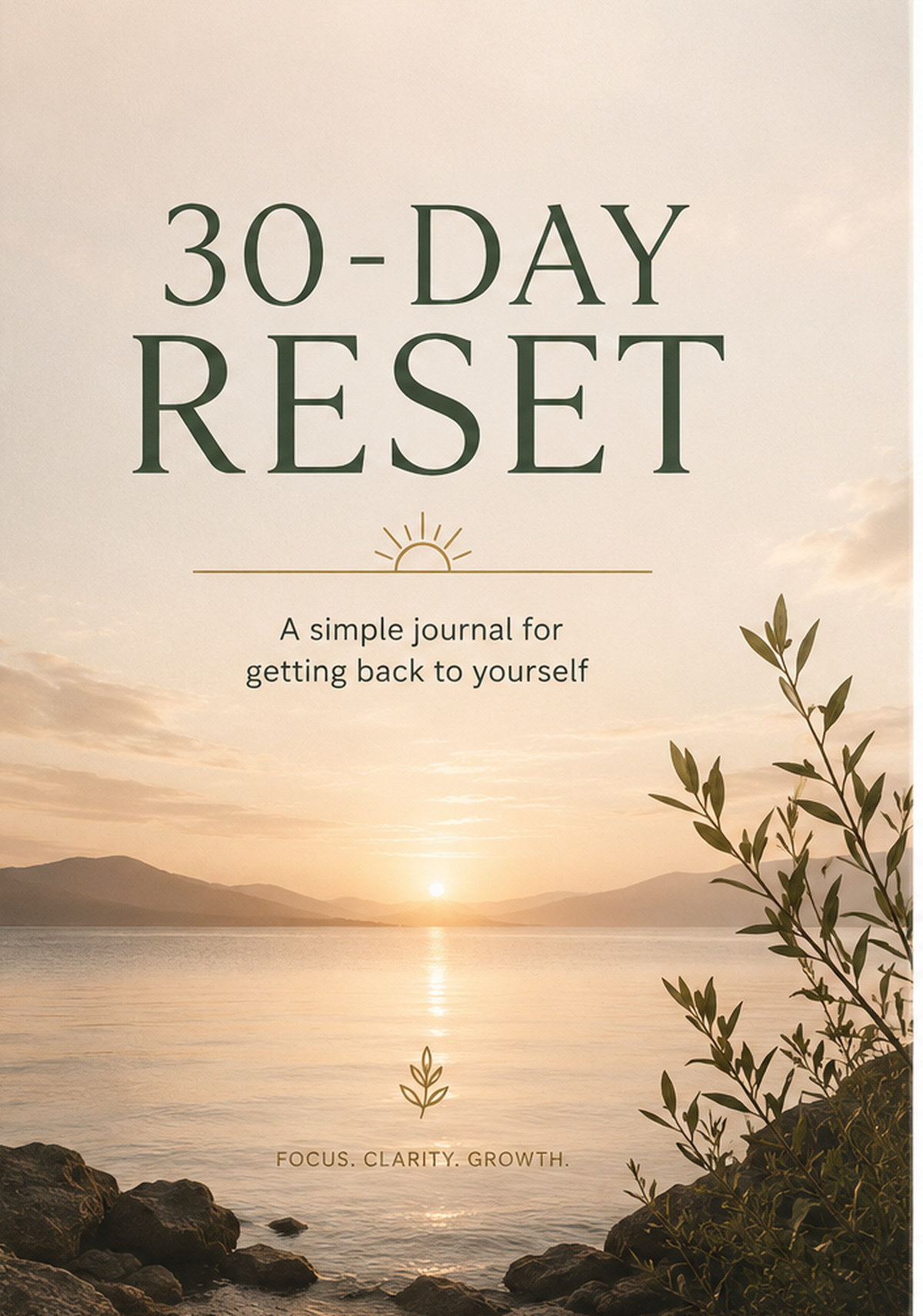 The 30-Day Habit Reset Planner