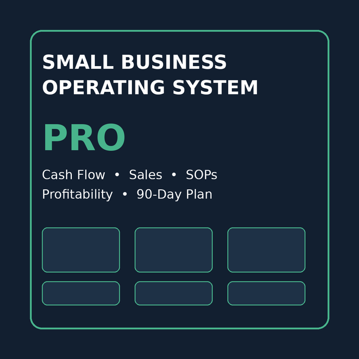 Small Business Operating System — Pro